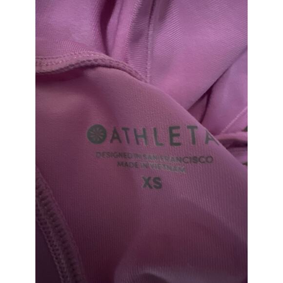 Women XS Athleta Pink Shanti Tank Top PowerVita Racerback 405070 Yoga Run - Picture 6 of 6